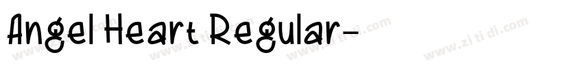 Angel Heart Regular字体转换